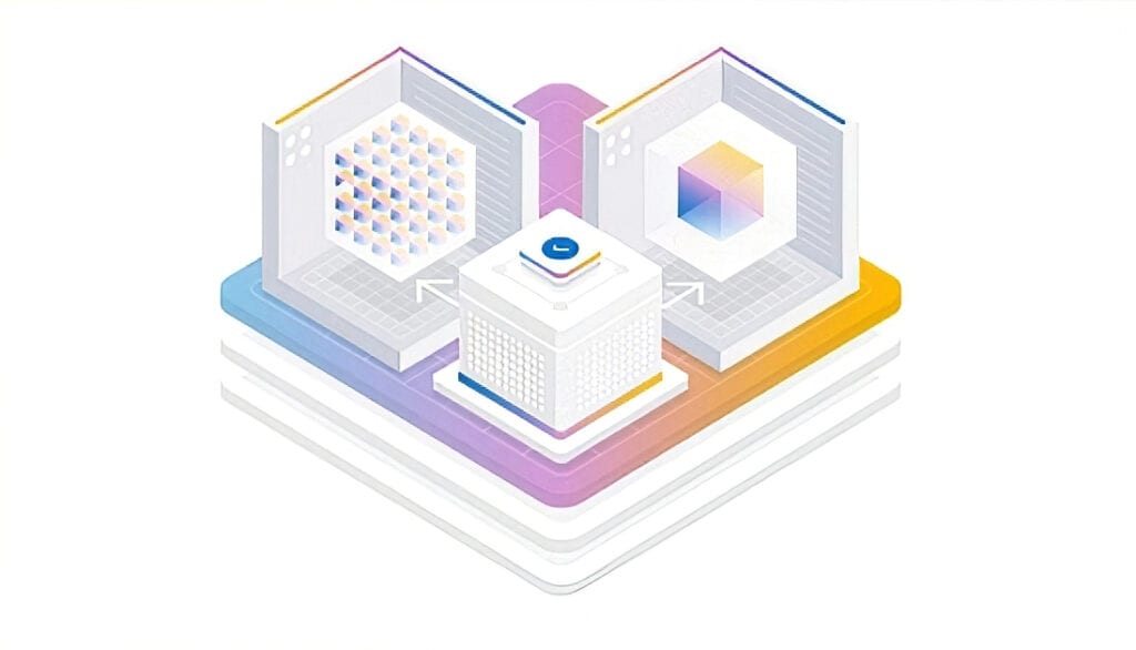 Illustration of Azure Local architecture with SAN-backed storage, showcasing independent compute growth and scalable clusters, emphasizing enterprise hybrid infrastructure modernization.